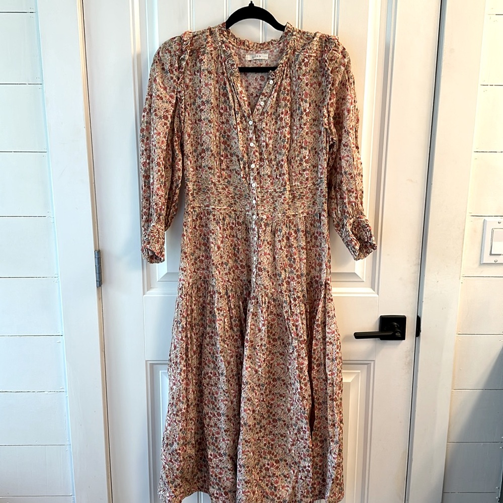 Doen Floral Button-Down Dress - Multicolor